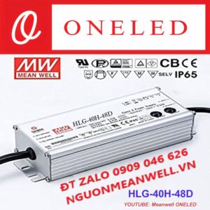 Báo Giá Bộ Nguồn Meanwell HLG-40H-48D