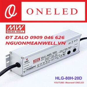 Báo Giá Bộ Nguồn Meanwell HLG-80H-20D