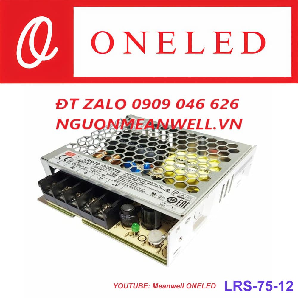 Báo Giá Bộ Nguồn Meanwell LRS-75-12 Báo Giá Bộ Nguồn Meanwell LRS-75-12
