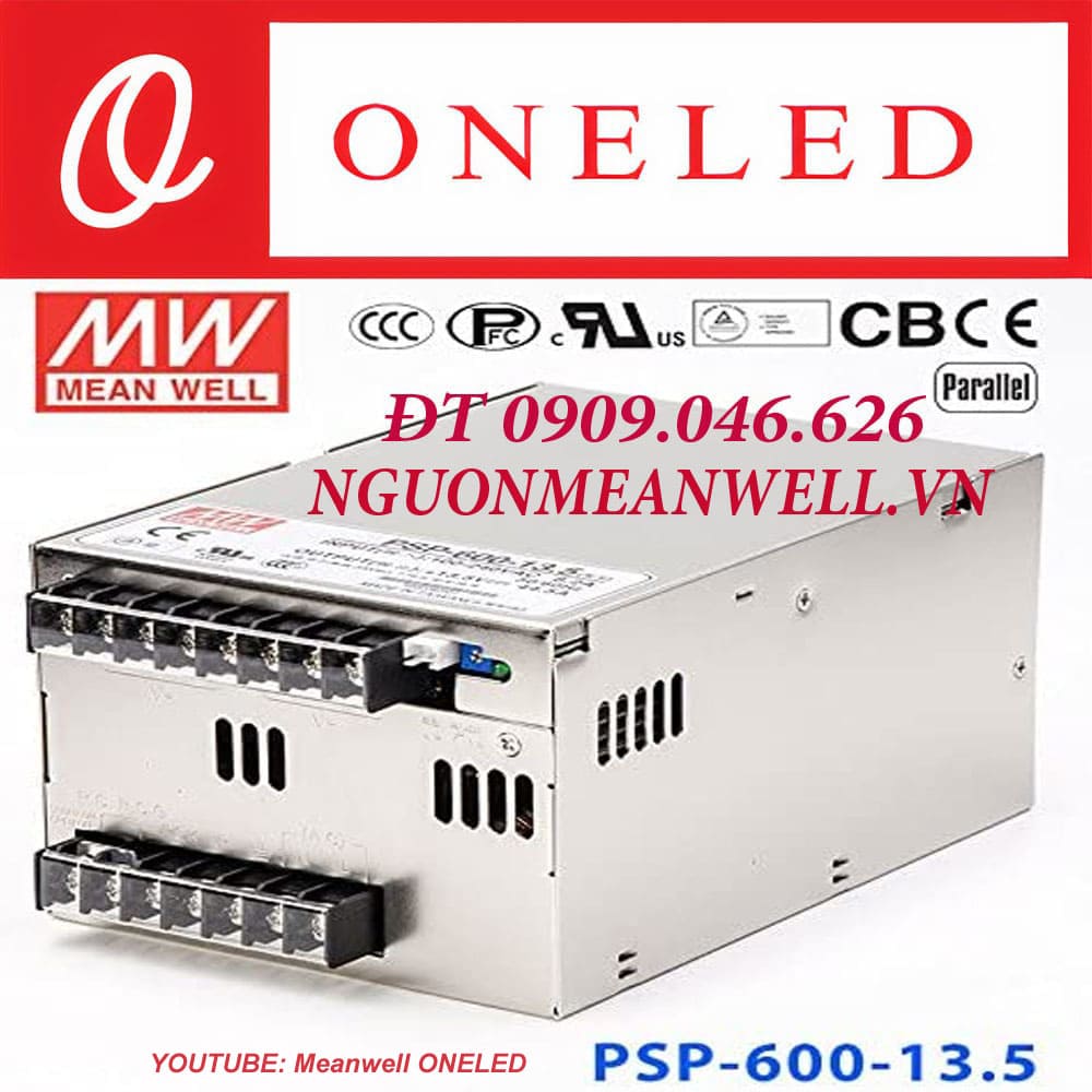 Báo Giá Bộ Nguồn Meanwell PSP-600-13.5 Báo Giá Bộ Nguồn Meanwell PSP-600-13.5