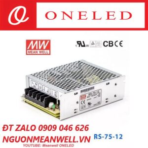 Báo Giá Bộ Nguồn Meanwell RS-75-12