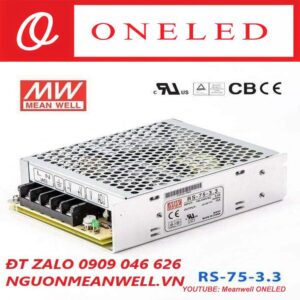 Báo Giá Bộ Nguồn Meanwell RS-75-3.3