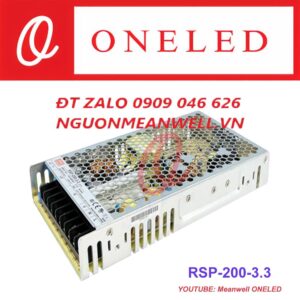 Báo Giá Bộ Nguồn Meanwell RSP-200-3.3