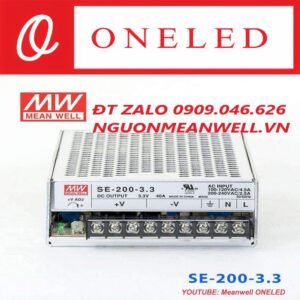 Báo Giá Bộ Nguồn Meanwell SE-200-3.3