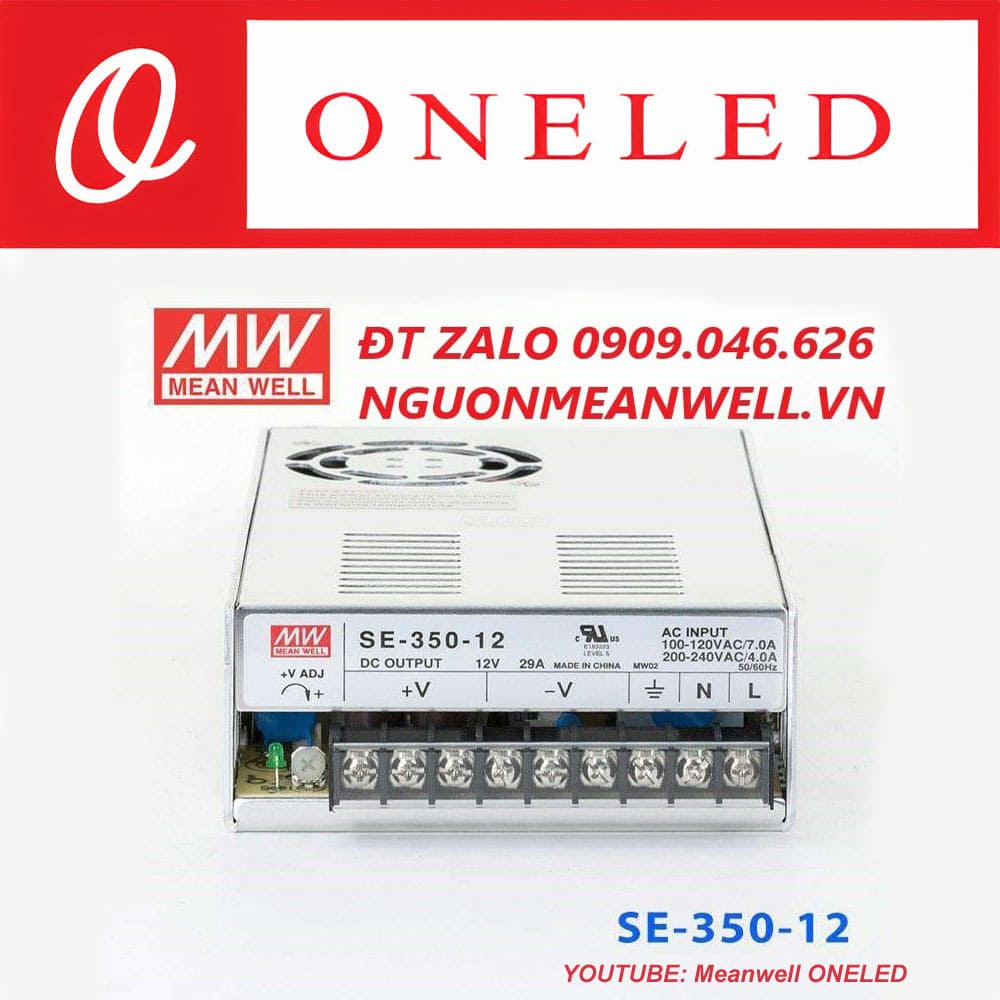 Báo Giá Bộ Nguồn Meanwell SE-350-12 Báo Giá Bộ Nguồn Meanwell SE-350-12