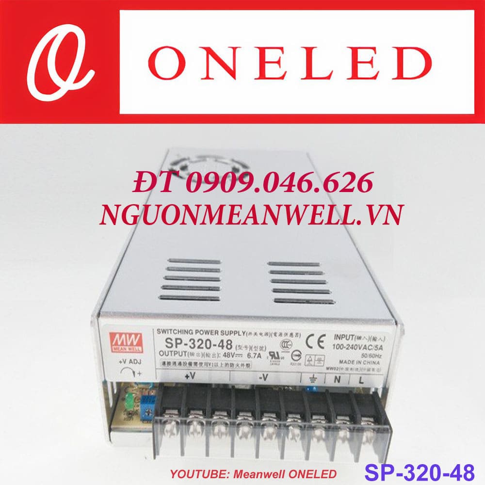 Báo Giá Bộ Nguồn Meanwell SP-320-48 Báo Giá Bộ Nguồn Meanwell SP-320-48