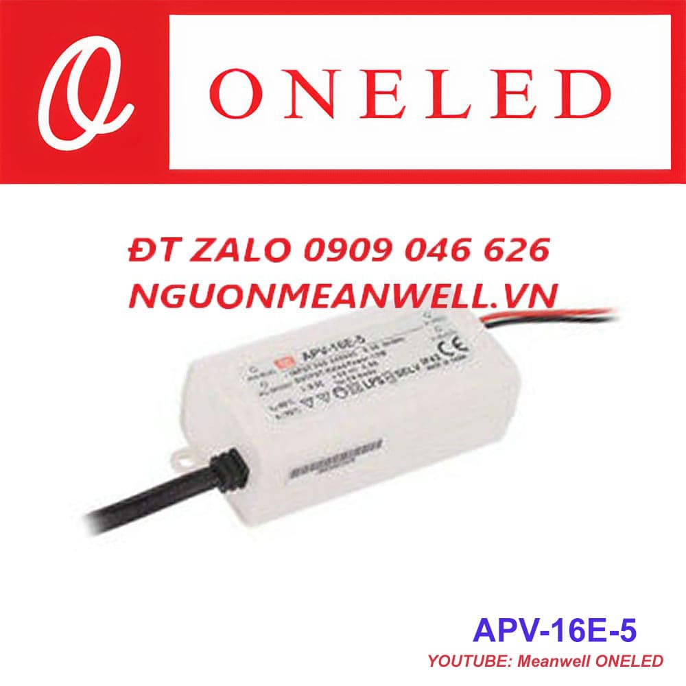 Báo Giá Bộ Nguồn Meanwell APV-16E-5 Báo Giá Bộ Nguồn Meanwell APV-16E-5