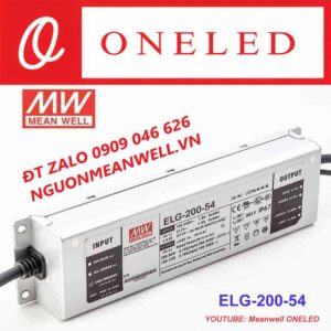 Báo Giá Bộ Nguồn Meanwell ELG-200-54