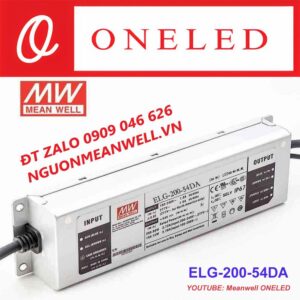Báo Giá Bộ Nguồn Meanwell ELG-200-54DA