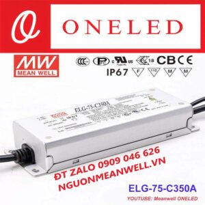 Báo Giá Bộ Nguồn Meanwell ELG-75-C350A