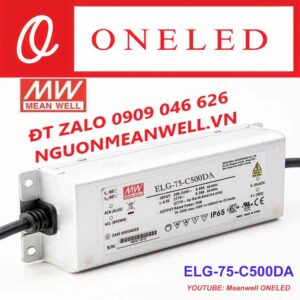 Báo Giá Bộ Nguồn Meanwell ELG-75-C500DA