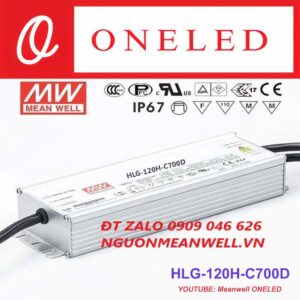 Báo Giá Bộ Nguồn Meanwell HLG-120H-C700D