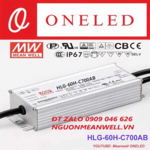 Báo Giá Bộ Nguồn Meanwell HLG-60H-C700AB