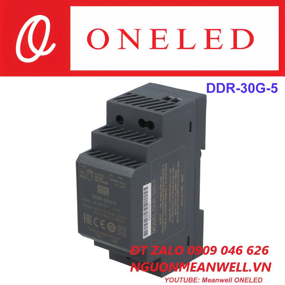 Báo Giá Bộ Nguồn Meanwell DDR-30G-5 Báo Giá Bộ Nguồn Meanwell DDR-30G-5