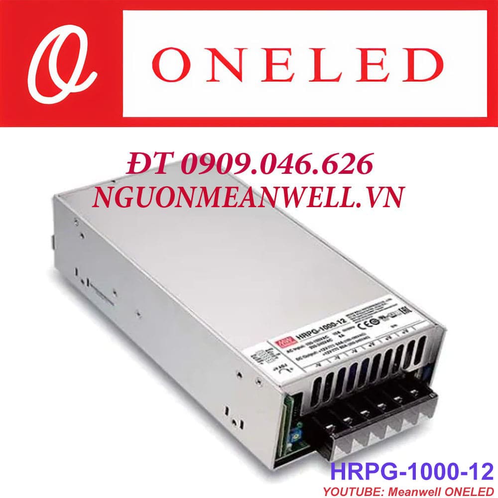Báo Giá Bộ Nguồn Meanwell HRPG-1000-12 Báo Giá Bộ Nguồn Meanwell HRPG-1000-12