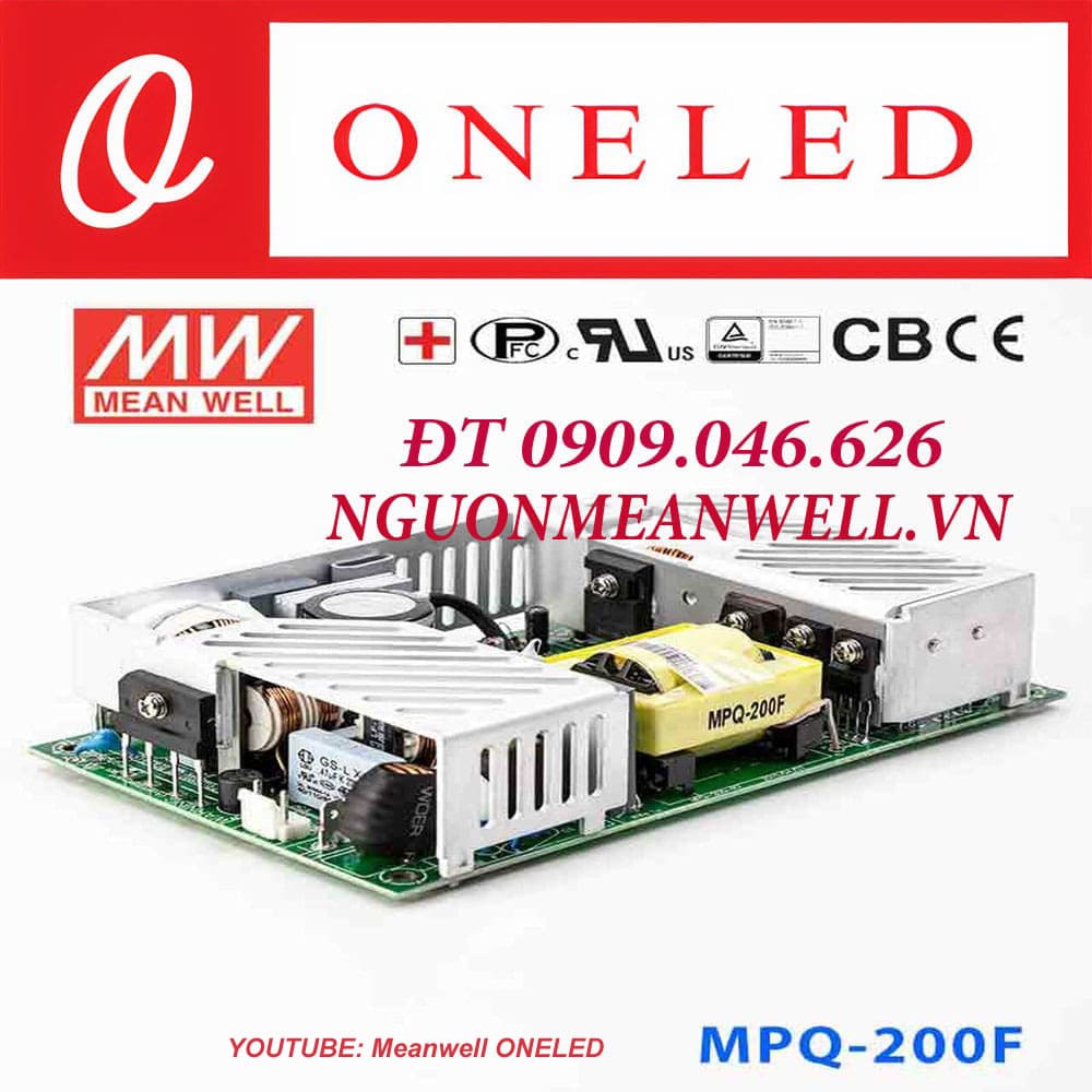 Báo Giá Bộ Nguồn Meanwell MPQ-200F Báo Giá Bộ Nguồn Meanwell MPQ-200F