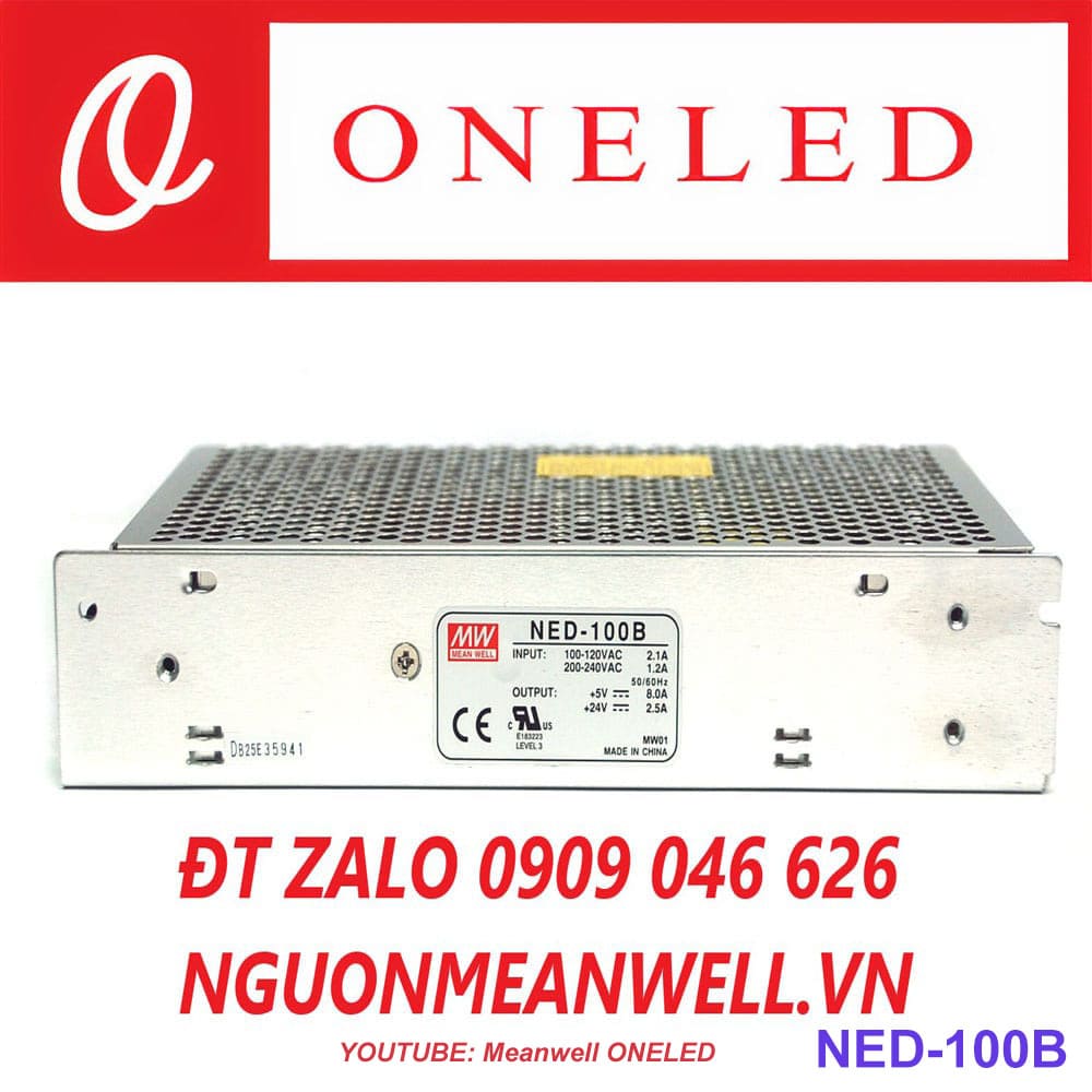 Báo Giá Bộ Nguồn Meanwell NED-100B Báo Giá Bộ Nguồn Meanwell NED-100B