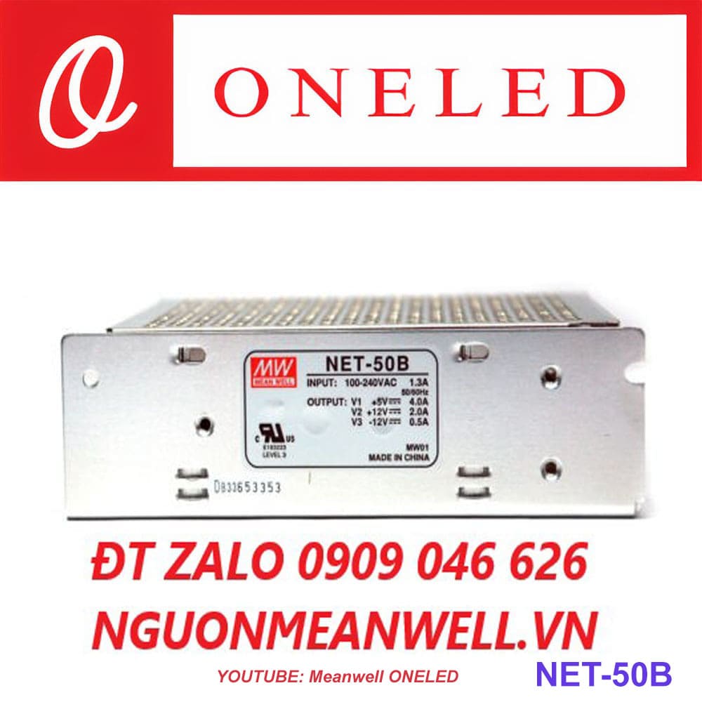 Báo Giá Bộ Nguồn Meanwell NET-50B Báo Giá Bộ Nguồn Meanwell NET-50B