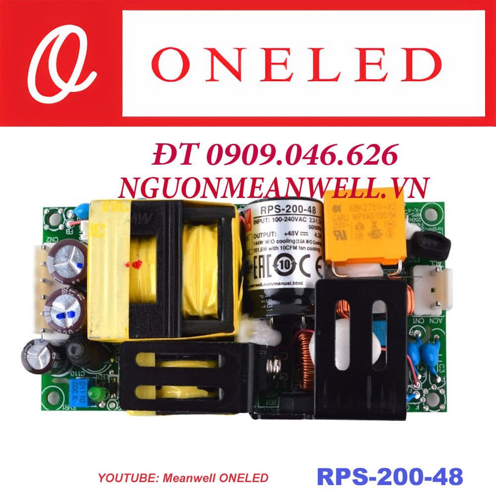 Báo Giá Bộ Nguồn Meanwell RPS-200-48 Báo Giá Bộ Nguồn Meanwell RPS-200-48