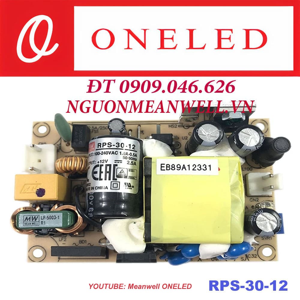Báo Giá Bộ Nguồn Meanwell RPS-30-12 Báo Giá Bộ Nguồn Meanwell RPS-30-12