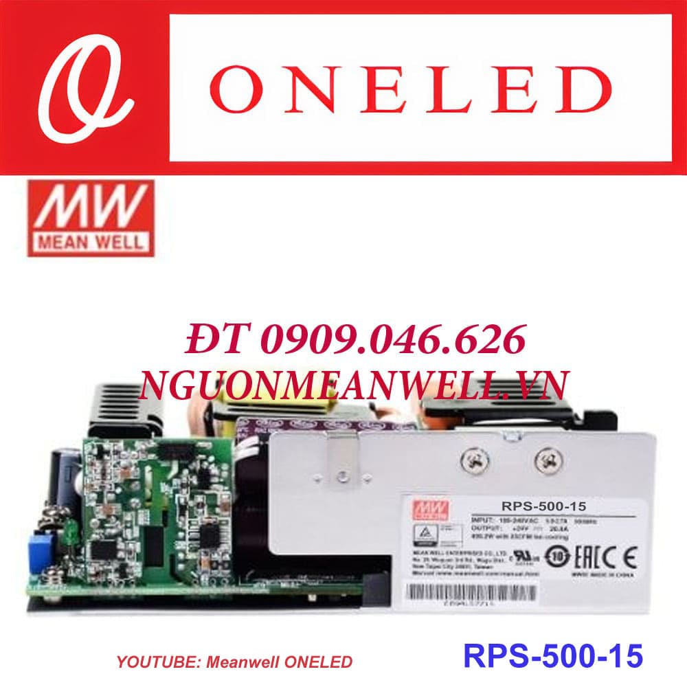 Báo Giá Bộ Nguồn Meanwell RPS-500-15 Báo Giá Bộ Nguồn Meanwell RPS-500-15