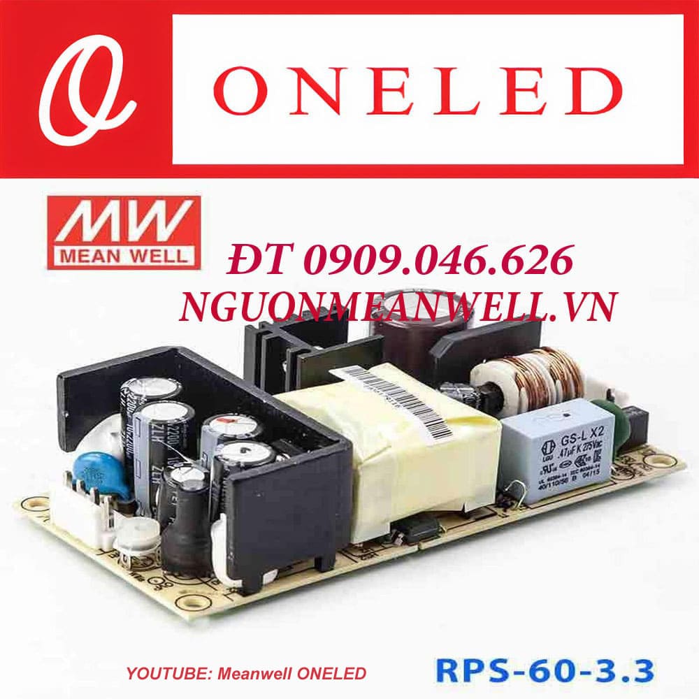 Báo Giá Bộ Nguồn Meanwell RPS-60-3.3 Báo Giá Bộ Nguồn Meanwell RPS-60-3.3