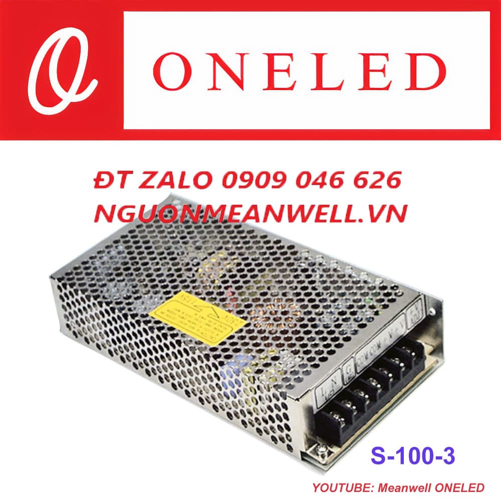 Báo Giá Bộ Nguồn Meanwell S-100-3 Báo Giá Bộ Nguồn Meanwell S-100-3