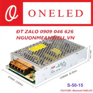 Báo Giá Bộ Nguồn Meanwell S-50-15