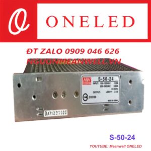 Báo Giá Bộ Nguồn Meanwell S-50-24