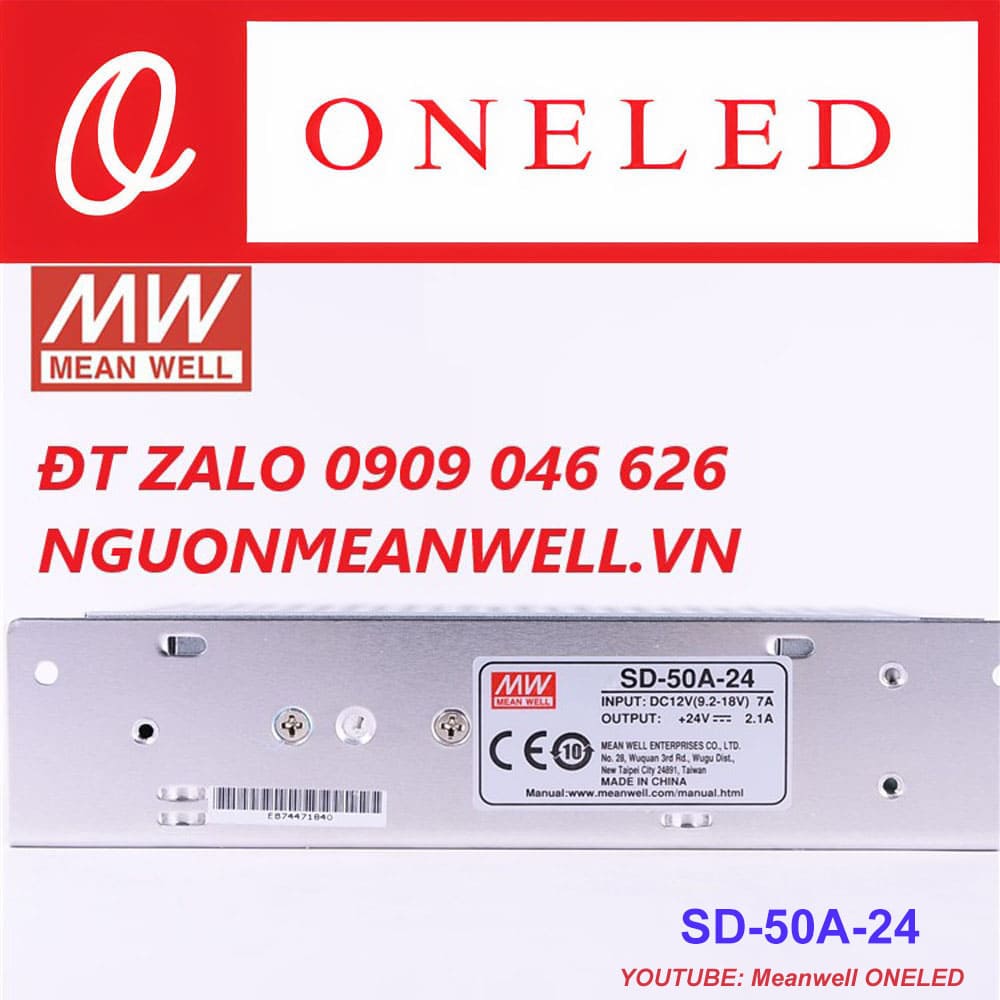 Báo Giá Bộ Nguồn Meanwell SD-50A-24 Báo Giá Bộ Nguồn Meanwell SD-50A-24
