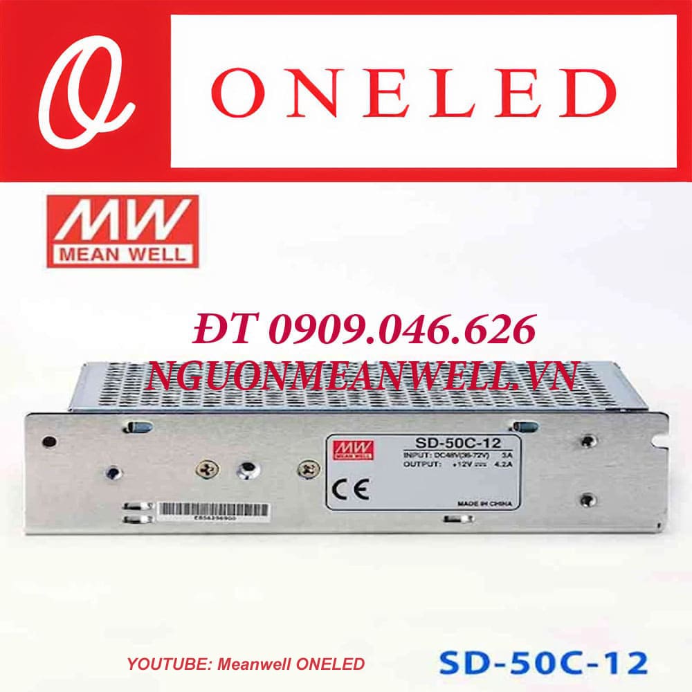 Báo Giá Bộ Nguồn Meanwell SD-50C-12 Báo Giá Bộ Nguồn Meanwell SD-50C-12