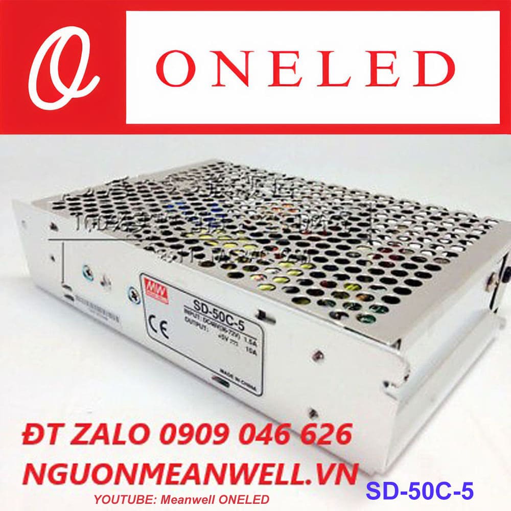 Báo Giá Bộ Nguồn Meanwell SD-50C-5 Báo Giá Bộ Nguồn Meanwell SD-50C-5