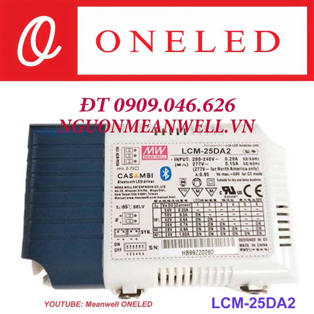 Báo Giá Bộ Nguồn Meanwell LCM-25DA2 Báo Giá Bộ Nguồn Meanwell LCM-25DA2