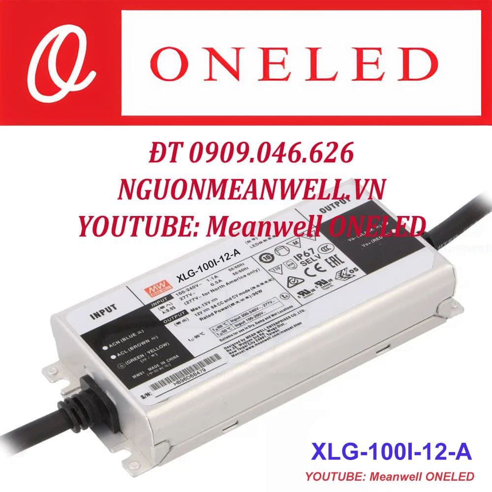 Báo Giá Bộ Nguồn Meanwell XLG-100I-12-A Báo Giá Bộ Nguồn Meanwell XLG-100I-12-A