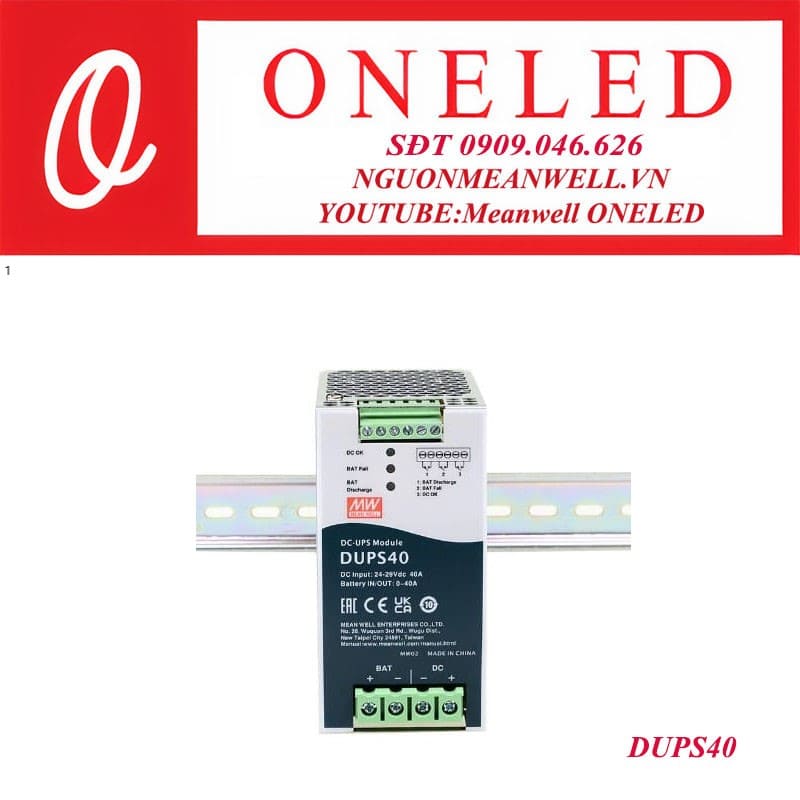 Báo Giá Bộ Nguồn meanwell DUPS40 Báo Giá Bộ Nguồn meanwell DUPS40