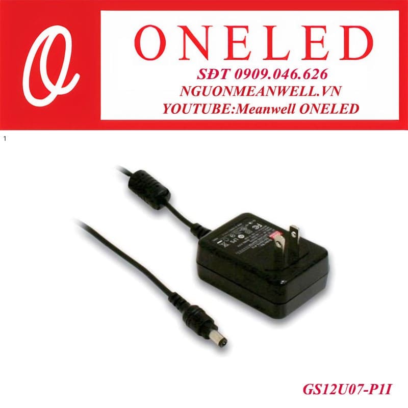 Báo Giá Bộ Nguồn meanwell GS12U07-P1I Báo Giá Bộ Nguồn meanwell GS12U07-P1I