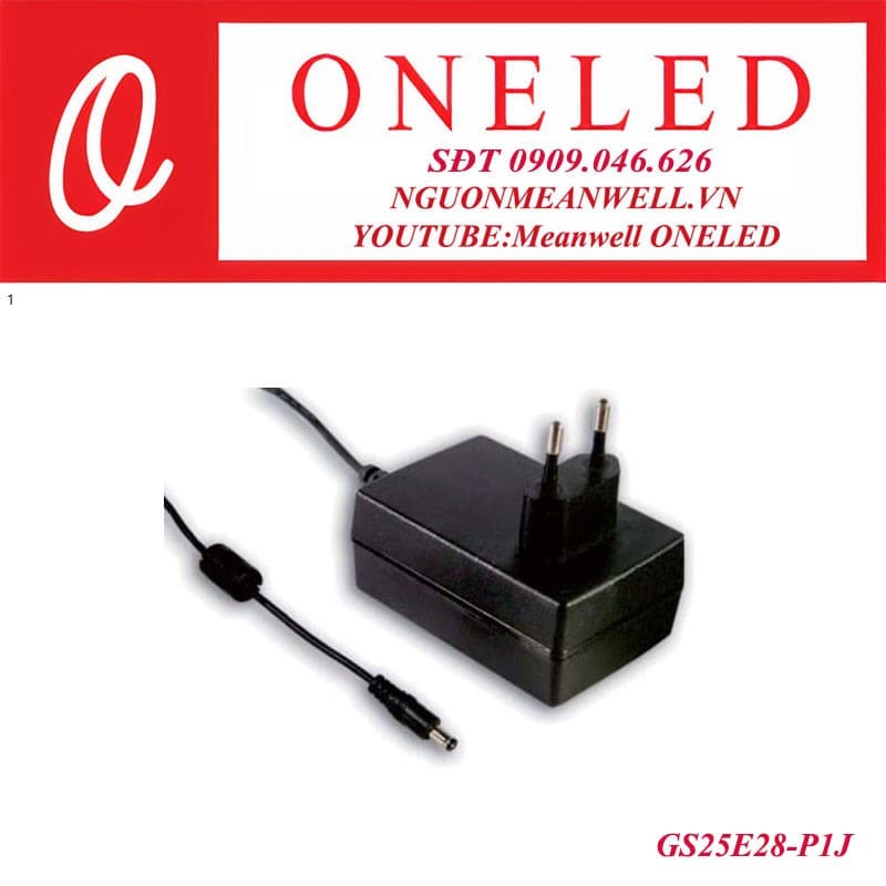 Báo Giá Bộ Nguồn meanwell GS25E28-P1J Báo Giá Bộ Nguồn meanwell GS25E28-P1J